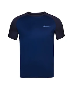 Dětské tričko Babolat  Play Club Crew Neck Tee Estate Blue 8 - 10 let