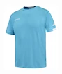 Dětské tričko Babolat  Play Crew Neck Tee Boy Cyan Blue