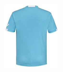 Dětské tričko Babolat  Play Crew Neck Tee Boy Cyan Blue