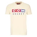 Dětské tričko CCM Vintage Fall SS Tee Unbleached