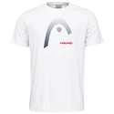 Dětské tričko Head  Club Carl T-Shirt Junior White