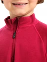 Dětské tričko Icebreaker  K 260 Tech LS Half Zip Cherry