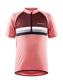 Dětský cyklistický dres Craft Keep WARM Bike Junior pink