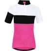 Dětský cyklistický dres Force  Kid View pink/white/black