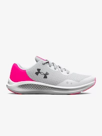 Dívčí běžecká obuv Under Armour GGS Charged Pursuit 3-GRY