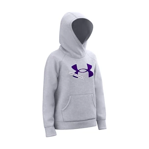 Dívčí mikina Under Armour  Rival Fleece Logo Hoodie-GRY M