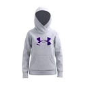 Dívčí mikina Under Armour  Rival Fleece Logo Hoodie-GRY M