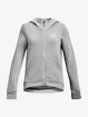 Dívčí mikina Under Armour  Rival Fleece LU FZ Hoodie-GRY