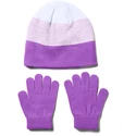 Dívčí rukavice Under Armour  Beanie Glove Combo purple