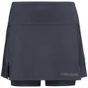 Dívčí sukně Head  Club Basic Skort Girls Anthracite 152 cm