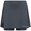 Dívčí sukně Head  Club Basic Skort Girls Anthracite