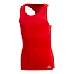 Dívčí tílko adidas  Club Tank Red 140 cm