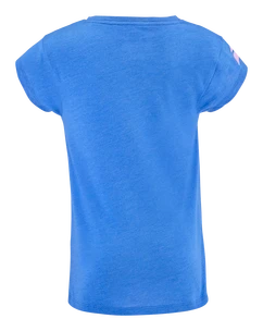 Dívčí tričko Babolat  Exercise Cotton Tee Girl French Blue 6 - 8 let