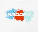 Dívčí tričko Babolat  Exercise Cotton Tee Girl White