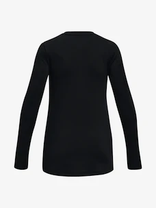 Dívčí tričko Under Armour  CW Novelty LS Crew-BLK