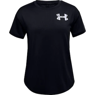 Dívčí tričko Under Armour HeatGear SS Black S