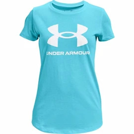 Dívčí tričko Under Armour Live Sportstyle Graphic SS Opal