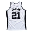 Dres Mitchell & Ness Platinum Swingman Jersey NBA San Antonio Spurs Tim Duncan 21