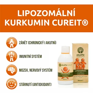 EXP Ekolife Natura Liposomal Cureit Curcumin (Lipozomální Cureit Kurkumin) 250 ml