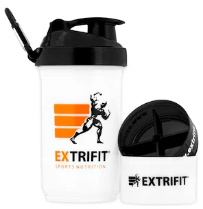 Extrifit Šejkr se zásobníky 600 ml + 150 ml + 200 ml