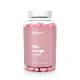 GymBeam Pink Omega - BeastPink 90 caps