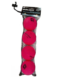 Hokejbalový míček Bauer Hydro G Cool Pink - 4 Pack