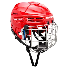 Hokejová helma Bauer IMS 5.0 II Combo Red Senior