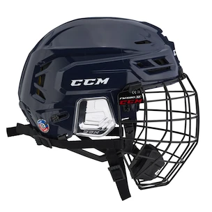 Hokejová helma CCM Tacks 210 Combo Dark Blue Senior