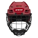 Hokejová helma CCM Tacks 310 Combo Red Senior