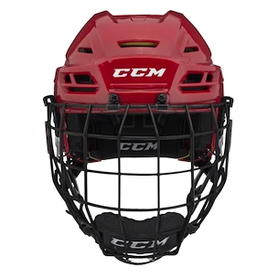 Hokejová helma CCM Tacks 310 Combo Red Senior