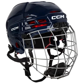 Hokejová helma CCM Tacks 70 Combo Navy Junior
