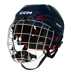 Hokejová helma CCM Tacks 70 Combo Navy Junior