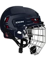 Hokejová helma CCM Tacks 70 Combo Navy Žák (youth)