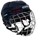 Hokejová helma CCM Tacks 70 Combo Navy Žák (youth)