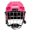 Hokejová helma CCM Tacks 70 Combo Pink Junior