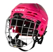 Hokejová helma CCM Tacks 70 Combo Pink Junior