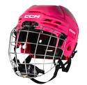 Hokejová helma CCM Tacks 70 Combo Pink Junior