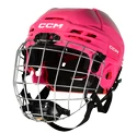 Hokejová helma CCM Tacks 70 Combo Pink Žák (youth)