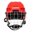 Hokejová helma CCM Tacks 70 Combo Red Junior