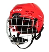 Hokejová helma CCM Tacks 70 Combo Red Junior