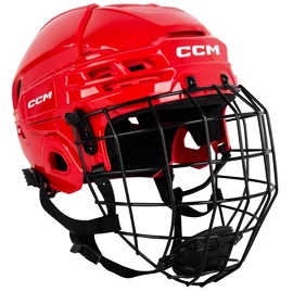 Hokejová helma CCM Tacks 70 Combo Red Senior