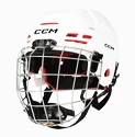 Hokejová helma CCM Tacks 70 Combo White Žák (youth)