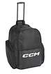 Hokejová taška na kolečkách CCM  Wheel Backpack 18 Black Senior