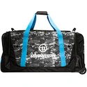 Hokejová taška na kolečkách Warrior  Q20 Camo/Blue Junior