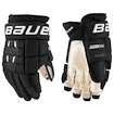 Hokejové rukavice Bauer Pro Series Black/White Senior