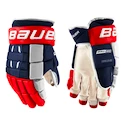 Hokejové rukavice Bauer Pro Series Navy/Red/White Intermediate 13 palců