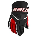 Hokejové rukavice Bauer Supreme M3 Black/Red Senior 14 palců