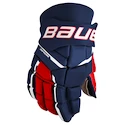 Hokejové rukavice Bauer Supreme M3 Navy/Red/White Senior 15 palců