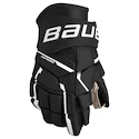 Hokejové rukavice Bauer Supreme M5PRO Black/White Intermediate 12 palců