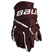 Hokejové rukavice Bauer Supreme M5PRO Maroon Senior 15 palců